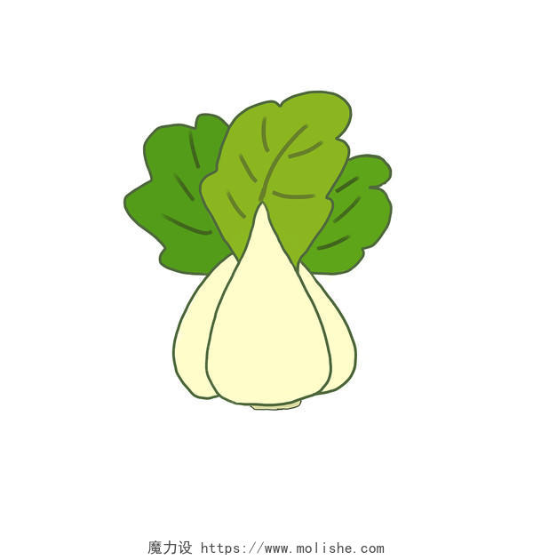 大白菜 素材卡通 蔬菜 PNG素材大白菜蔬菜元素